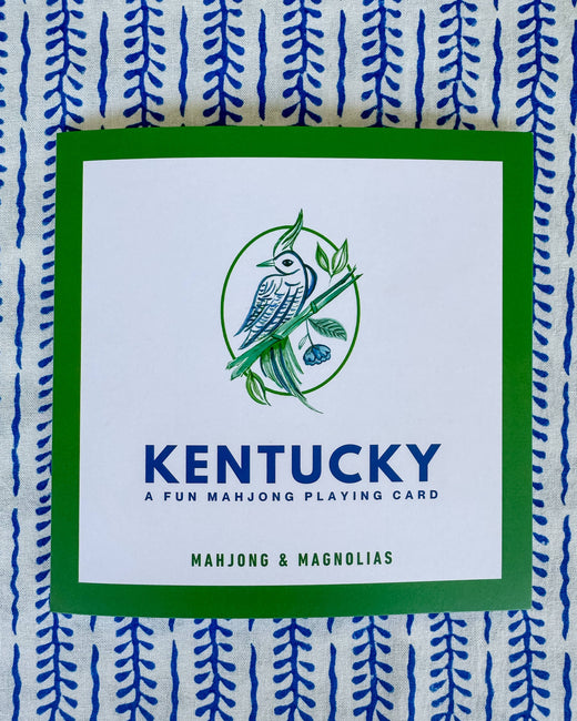 Kentucky: A Fun Mahjong Playing Card (Set of 4)