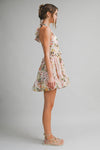 Floral Halter Mini Dress