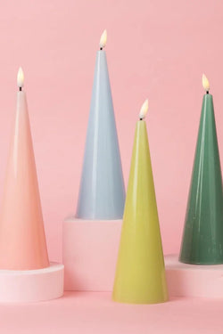 Cone of Calm Led Pastel Candle