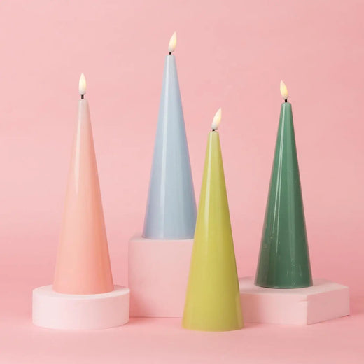 Cone of Calm Led Pastel Candle