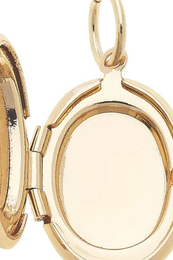 Oval Shaped Locket Charm