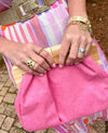 East Bay Clutch- Pink