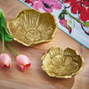 Blossom Cast Aluminum Dish Small Antique Brass Everyday