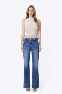 High Rise Vintage Flare Jeans