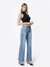 High Rise Slant Vintage Flare JeansI