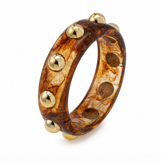 Gold Studded Bangle