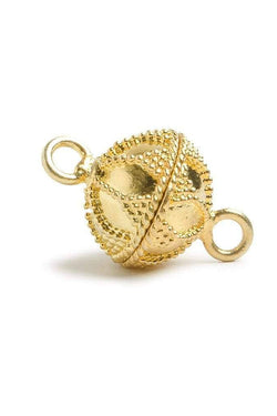 Magnetic Milgrain Floral Charm