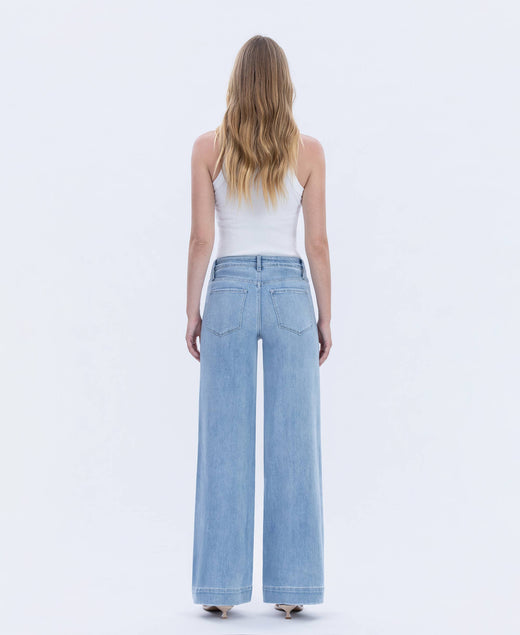 High Rise Trouser Jeans