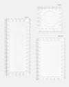 Small Bubble Lucite Tray