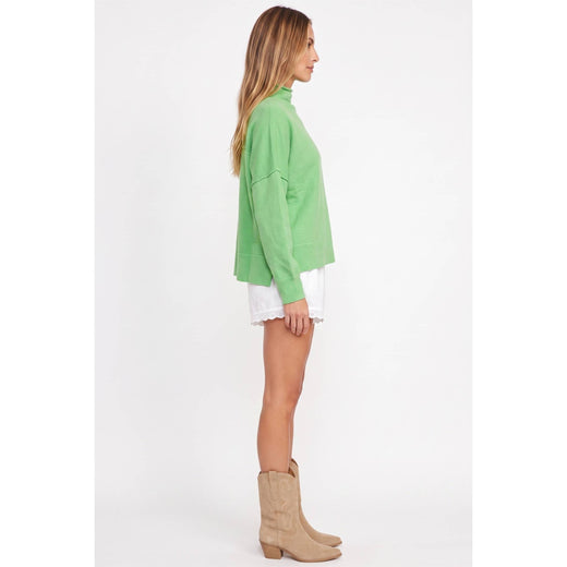 Mock Neck Pullover Sweater