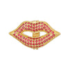 Slider Gold Lips Charm