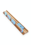 Oak Mahjong Racks & Pushers (Set of 4)