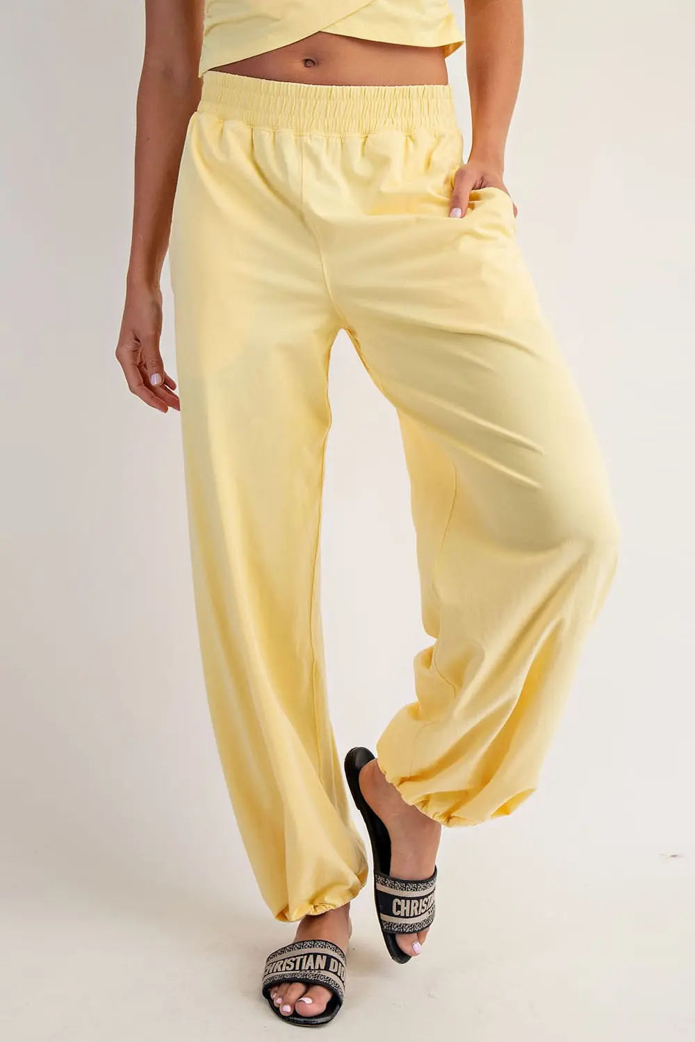 Solid Pocket Jogger Sweatpants