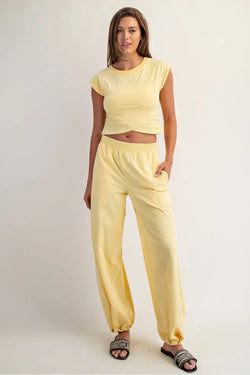 Short Sleeve Wrap Top