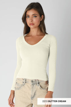 Nikibiki Deep V Neck  Top