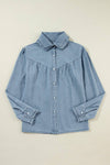 Collar Chambray Shirt