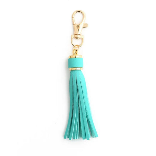Leather Fringe Keychain