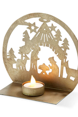 Christmas Nativity Tealight Holder