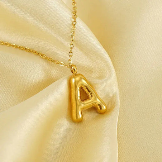 Balloon Initial Necklace