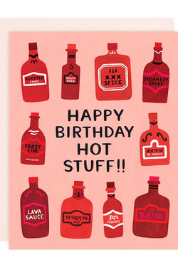 Hot Stuff Birthday Greeting Card