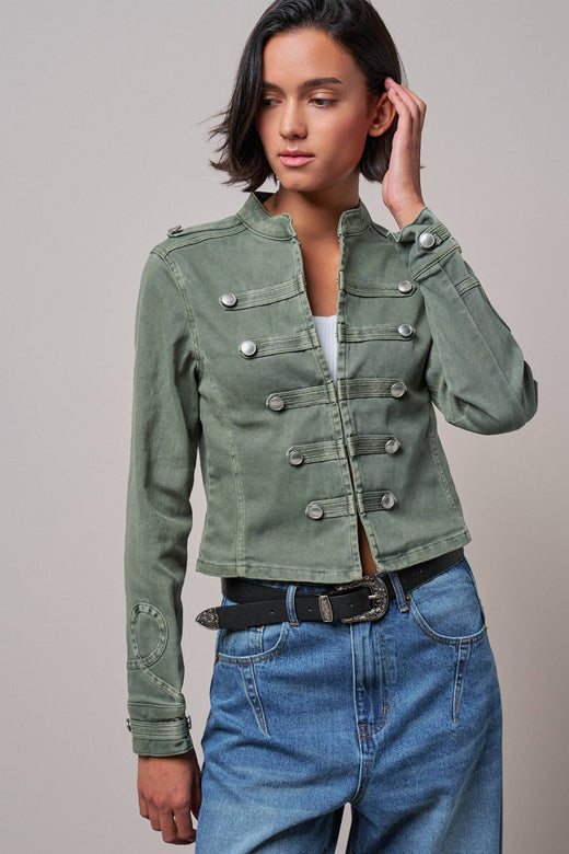 Military Button Jacket