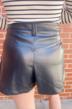 Molly Faux Leather Short