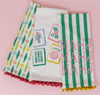 Mahjong Tea Towels