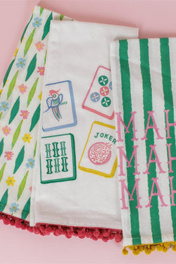 Mahjong Tea Towels