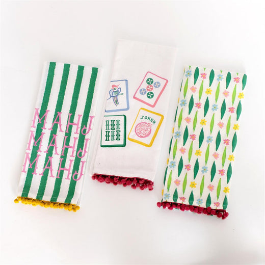 Mahjong Tea Towels