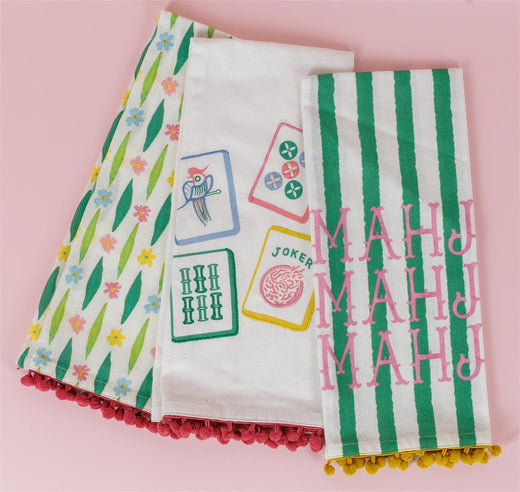 Mahjong Tea Towels