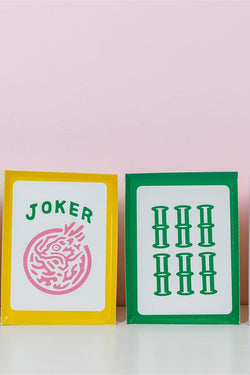 Mahjong Tile Paper Plates