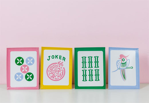 Mahjong Tile Paper Plates
