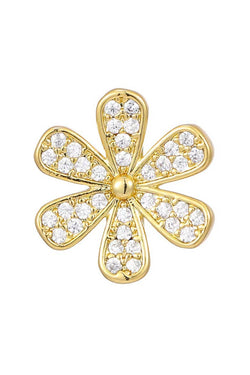 Slider Gold Flower Charm