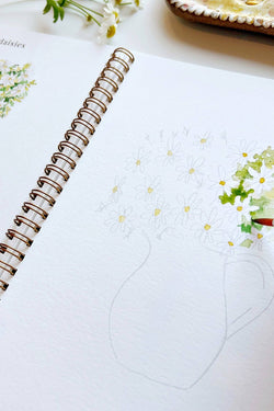 Flowers Watercolor Workbook
