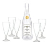 Acrylic Champagne Bottle + Glasses - Thankful