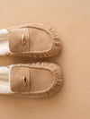 Hayden Almond Fur Lined Mule Loafer