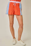 Color Block Terry Shorts