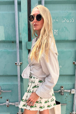 Panel Mini Skirt