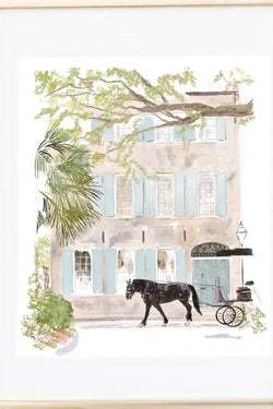 Charleston Horse Art Print