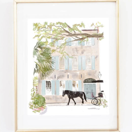 Charleston Horse Art Print
