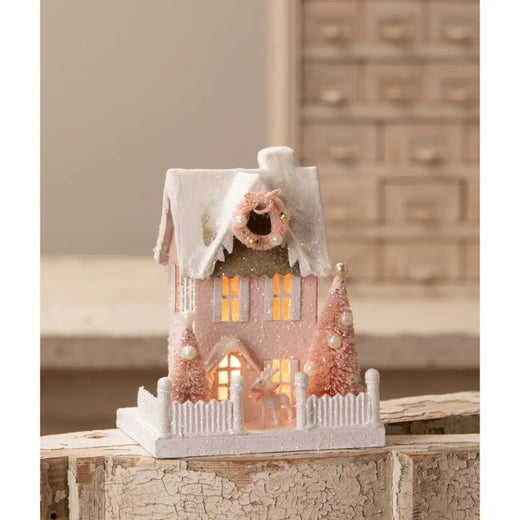 Bethany Lowe Pretty in Pink Cottage