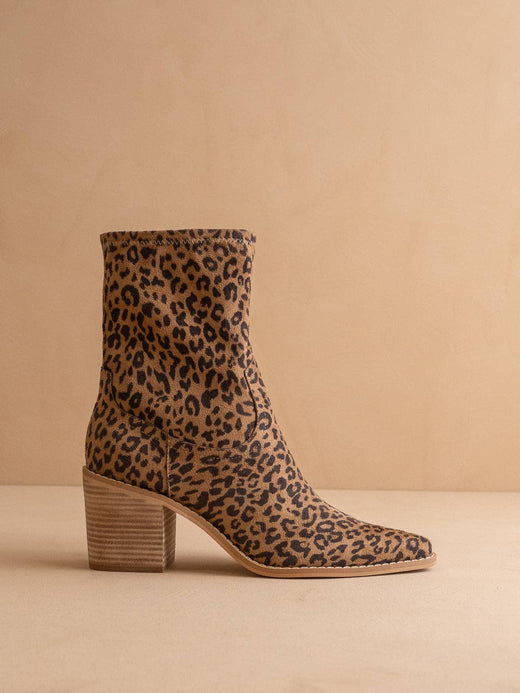 Vienna Leopard Ankle Bootie
