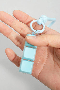 Light Up Stress Relief Keyboard Bag Charm