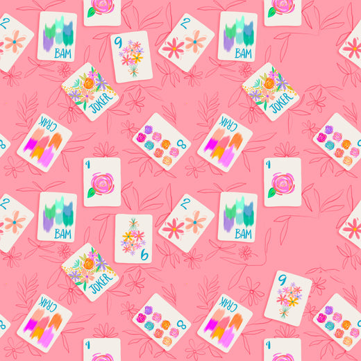 Bonjour Mahjong Coasters Set of 4