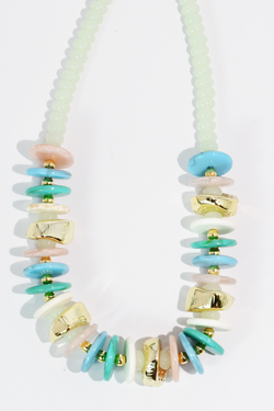 Glow Greens Necklace