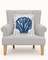 Coastal Shell Tufted Hook Pillow