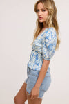 Toile Wells Puff Sleeve Blouse