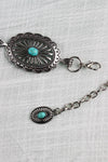 Vintage Turquoise Chain Belt