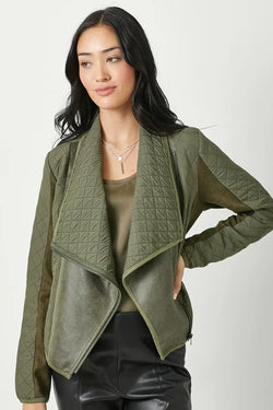 Drape Quilting Jacket