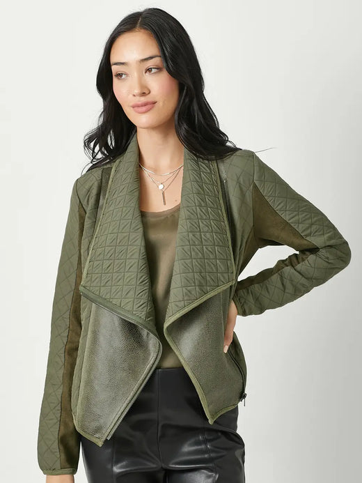 Drape Quilting Jacket